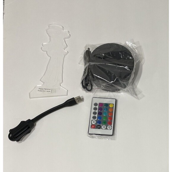 Kids Night light LED Color Changing 3D Hanako Kum Yugi Amane Anime 8.5 In - Picture 3 of 6